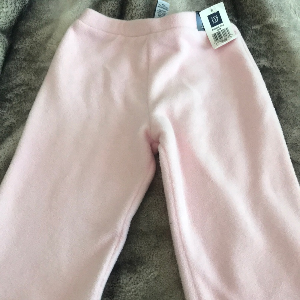 Girl pink velour pants 4T